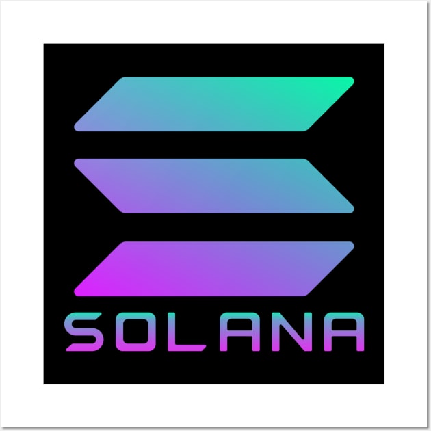 Solana crypto Coin Crypto coin Crypto coin Crytopcurrency Wall Art by JayD World